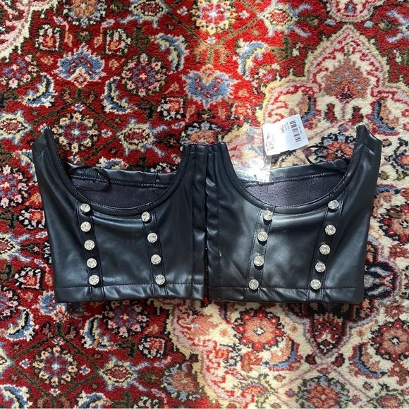 NWT Akira Diamond Studded Wired Corset Top - Picture 6 of 8